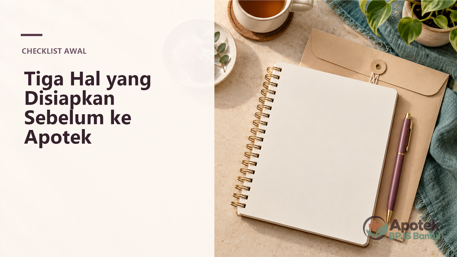 Tiga Hal yang Disiapkan Sebelum ke Apotek